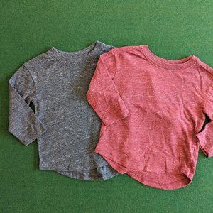 Bundle Cat & Jack Boy's Long Sleeve T-shirts 12 Months 💙